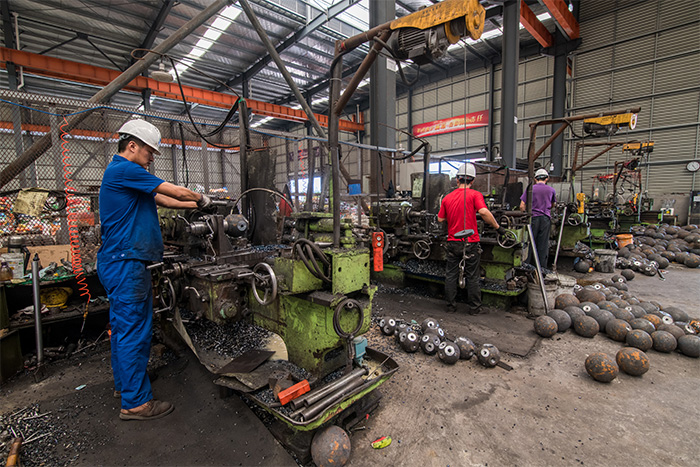 丽江网架配件车间